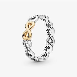 Pandora Two Tone Infinity Ring | 52